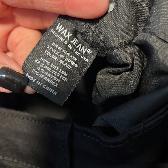 Wax Jeans black skinny jean - size 5/27 NWOT - Picture 7 of 7
